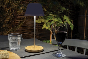 Logotrade promotional gift picture of: Pure Glow RCS usb-rechargeable recycled plastic table lamp