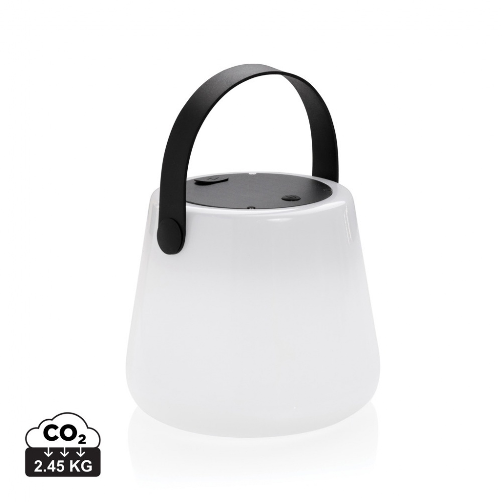 Logo trade promotional items picture of: SolarGlow RCS recycled ABS USB-rechargeable outdoor light