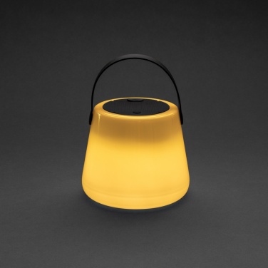 Logo trade promotional giveaway photo of: SolarGlow RCS recycled ABS USB-rechargeable outdoor light