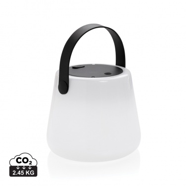 Logotrade promotional item image of: SolarGlow RCS recycled ABS USB-rechargeable outdoor light