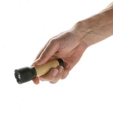 Logotrade corporate gifts photo of: Lucid 1W RCS certified recycled plastic & bamboo torch