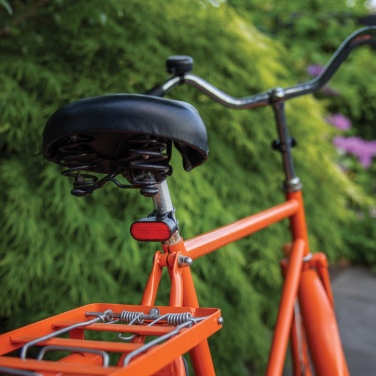 Logo trade promotional gifts image of: Lumino RCS recycled plastic USB re-chargeable bike light set