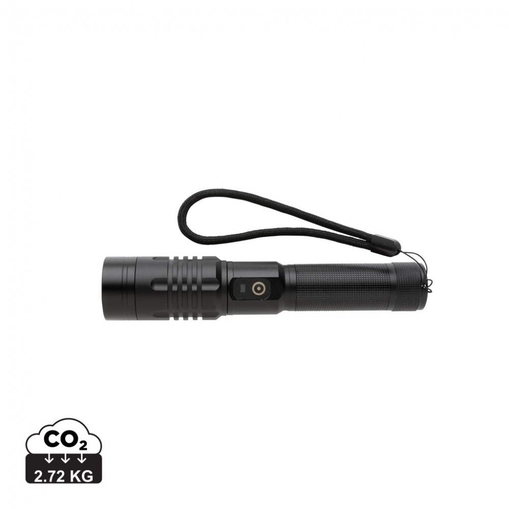 Logo trade promotional merchandise picture of: Gear X USB re-chargeable torch