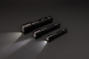Logo trade promotional gifts picture of: Gear X RCS recycled aluminum USB-rechargeable torch