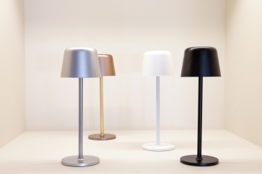Logotrade advertising product picture of: Zenic RCS recycled plastic USB re-chargable table lamp