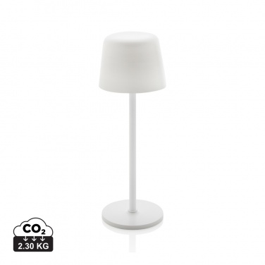 Logotrade promotional merchandise picture of: Zenic RCS recycled plastic USB re-chargable table lamp