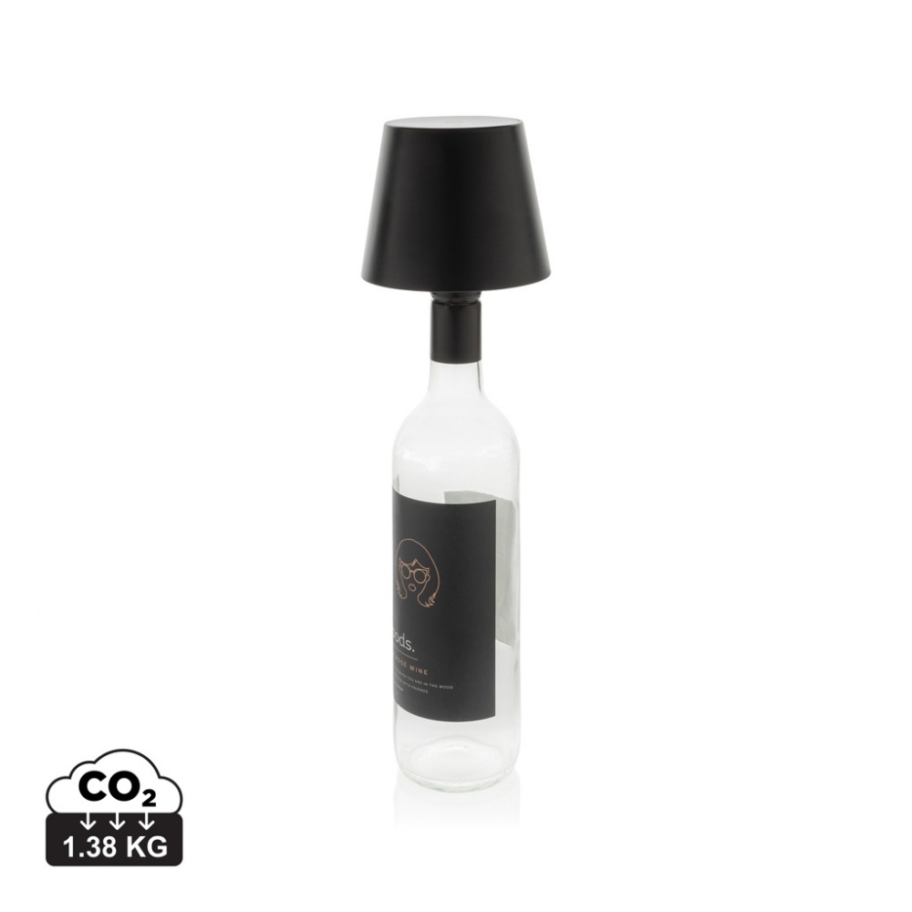 Logo trade promotional giveaways picture of: BottleGlow RCS recycled plastic bottle lamp