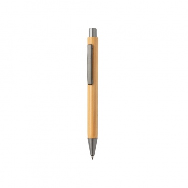 Logo trade promotional items picture of: Slim design bamboo pen