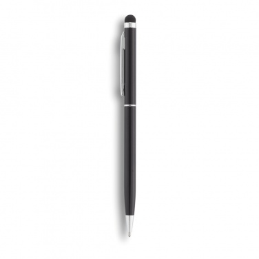 Logo trade promotional gifts image of: Thin metal stylus pen