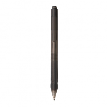 Logotrade promotional product picture of: X9 frosted pen with silicone grip