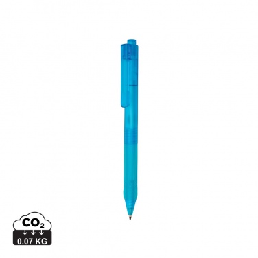 Logotrade business gift image of: X9 frosted pen with silicone grip