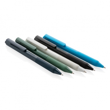 Logo trade promotional giveaways image of: X9 solid pen with silicone grip
