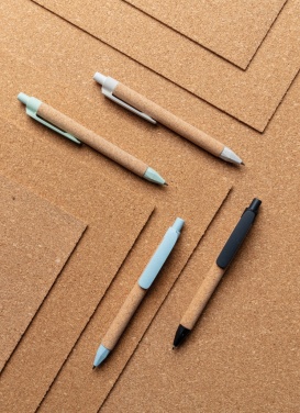 Logo trade promotional gift photo of: Write wheatstraw and cork pen
