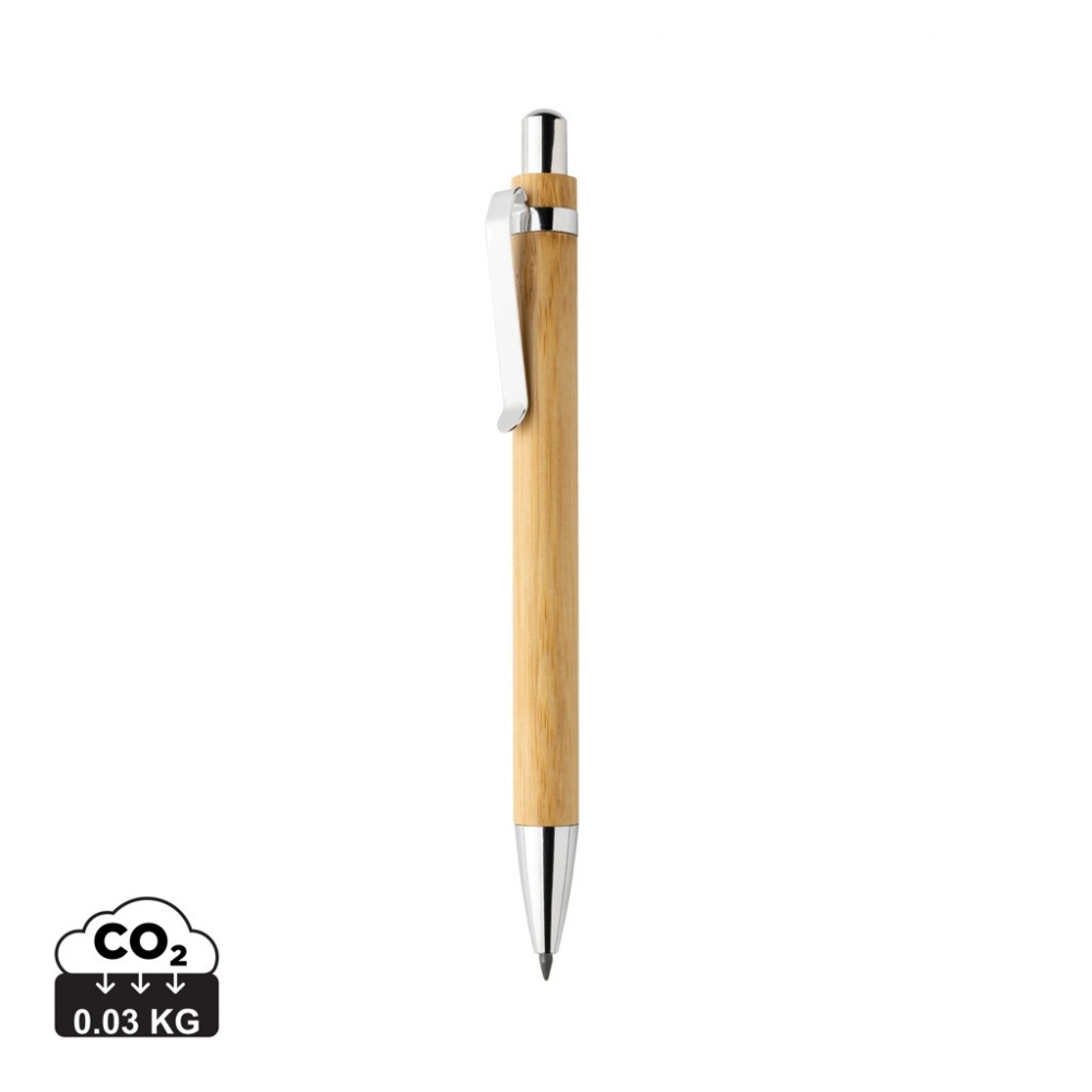 Logo trade promotional item photo of: Pynn bamboo infinity pen