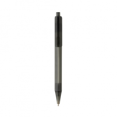 Logo trade promotional gifts image of: GRS RPET X8 transparent pen