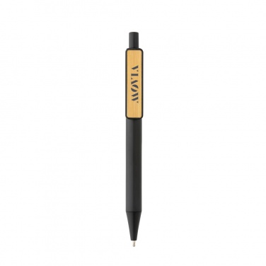 Logo trade advertising products picture of: GRS RABS pen with bamboo clip