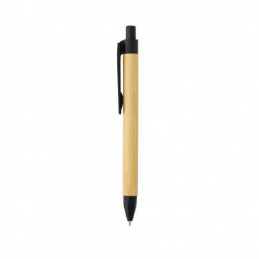 Logo trade promotional giveaways image of: Write responsible recycled paper barrel pen