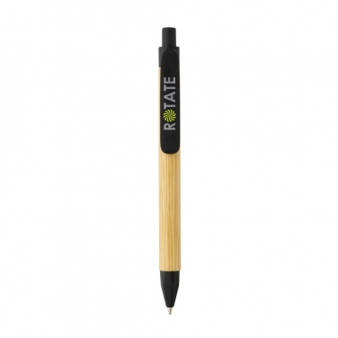 Logotrade promotional merchandise picture of: Write responsible recycled paper barrel pen