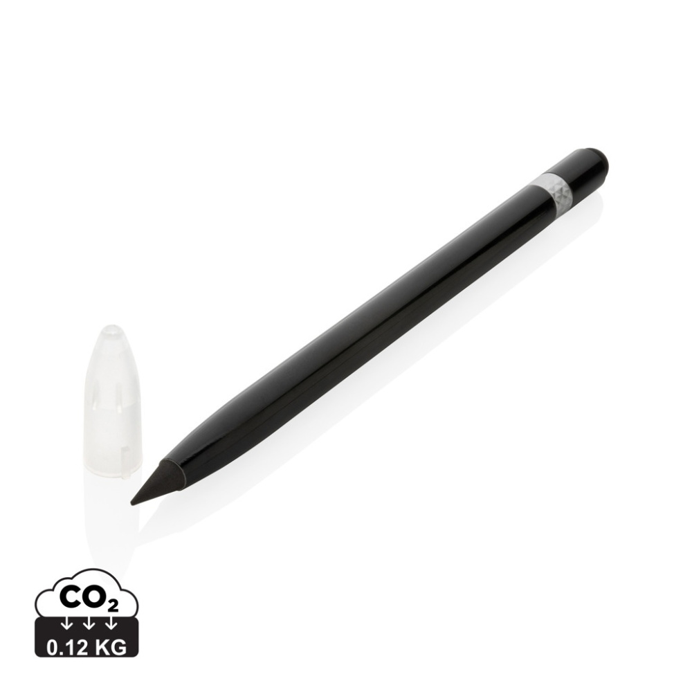 Logotrade promotional giveaway picture of: Aluminum inkless pen with eraser