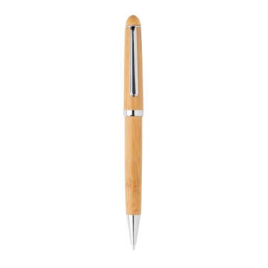 Logo trade promotional giveaways picture of: Bamboo pen in box