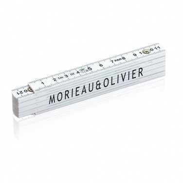 Logo trade promotional gifts picture of: Fibreglass folding rule