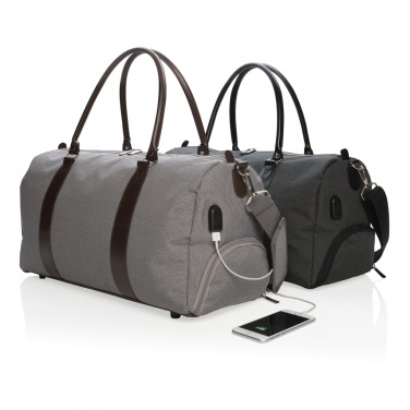Logotrade promotional product picture of: Weekend bag with USB A output