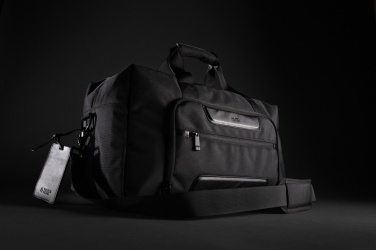 Logo trade promotional giveaways picture of: Swiss Peak AWARE™ RPET Voyager weekend bag