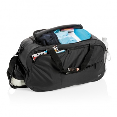 Logotrade promotional gift picture of: Swiss Peak AWARE™ RPET sports duffel bag