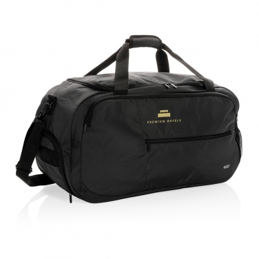 Logo trade promotional items image of: Swiss Peak AWARE™ RPET sports duffel bag