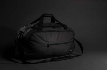 Logo trade advertising product photo of: Swiss Peak AWARE™ RPET sports duffel bag