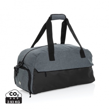 Logo trade business gifts image of: Kazu AWARE™ RPET basic weekend duffel