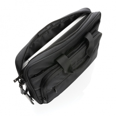 Logo trade promotional item photo of: Swiss Peak AWARE™ RPET Voyager 15.6" laptop bag