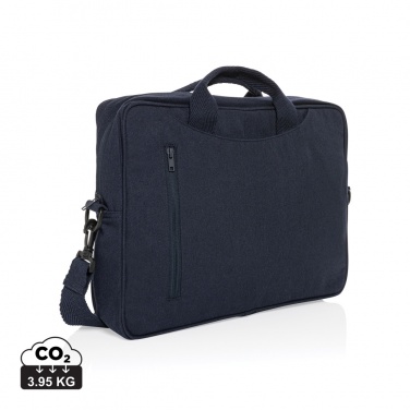Logo trade promotional merchandise image of: Laluka AWARE™ recycled cotton 15.4 inch laptop bag