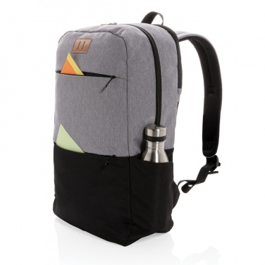 Logotrade promotional gift picture of: Modern 15.6" USB & RFID laptop backpack PVC free