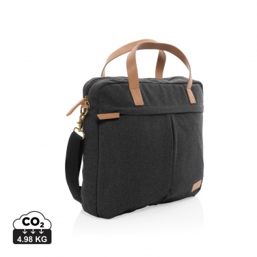 Logotrade advertising product picture of: Impact AWARE™ 16 oz. recycled canvas laptop bag