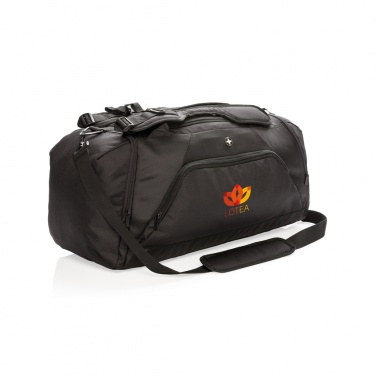 Logotrade promotional giveaways photo of: Swiss Peak RFID sports duffel & backpack