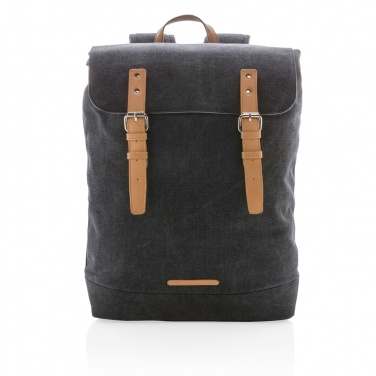 Logotrade corporate gift picture of: Canvas laptop backpack PVC free
