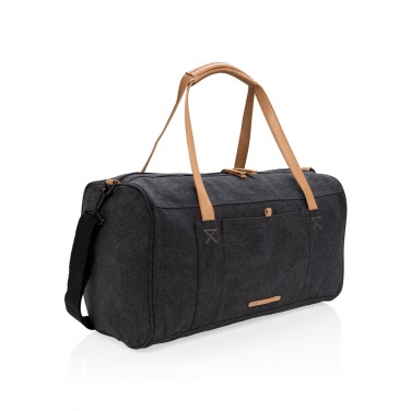 Logotrade promotional merchandise photo of: Canvas travel/weekend bag PVC free
