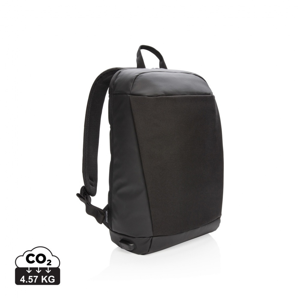 Logotrade promotional items photo of: Madrid anti-theft RFID USB laptop backpack PVC free