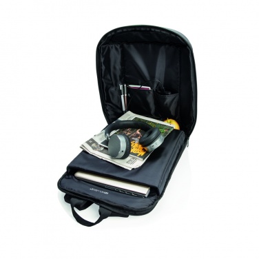 Logotrade advertising products photo of: Madrid anti-theft RFID USB laptop backpack PVC free