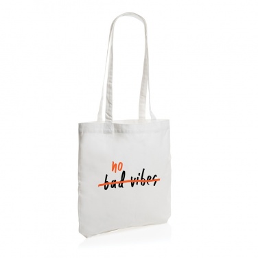 Logo trade promotional giveaways image of: Impact AWARE™ recycled cotton tote 330 gsm