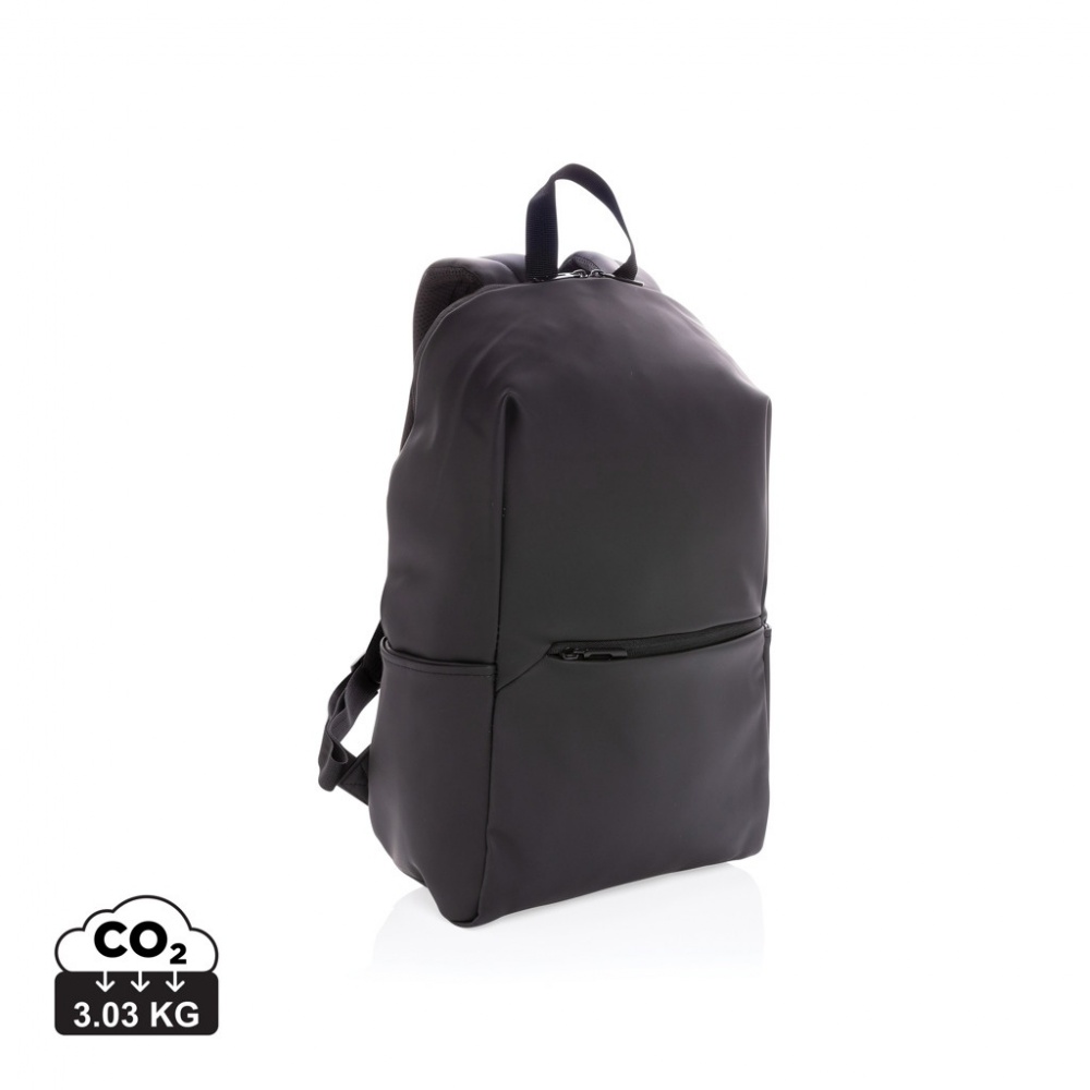 Logotrade business gifts photo of: Smooth PU 15.6"laptop backpack