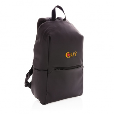 Logo trade corporate gift photo of: Smooth PU 15.6"laptop backpack