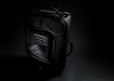 Logo trade promotional giveaways image of: Swiss peak convertible travel backpack PVC free