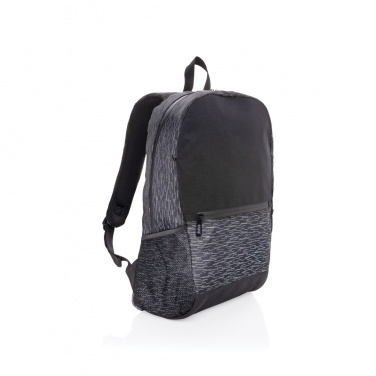 Logotrade promotional product image of: AWARE™ RPET Reflective laptop backpack