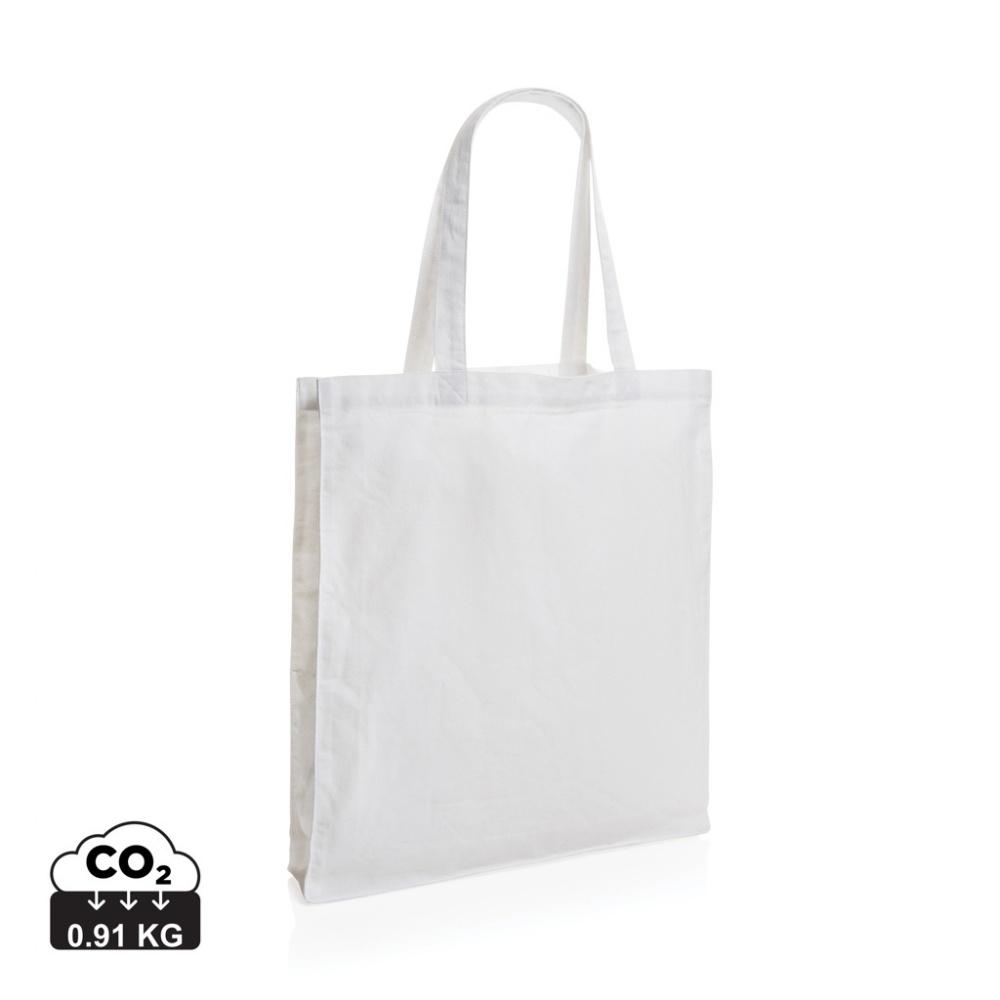 Logo trade promotional product photo of: Impact AWARE™ Recycled cotton tote w/bottom 145g