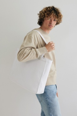 Logo trade promotional products image of: Impact AWARE™ Recycled cotton shopper 145g