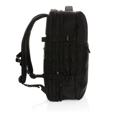 Logotrade promotional product picture of: Swiss Peak AWARE™ RPET 15.6' expandable weekend backpack