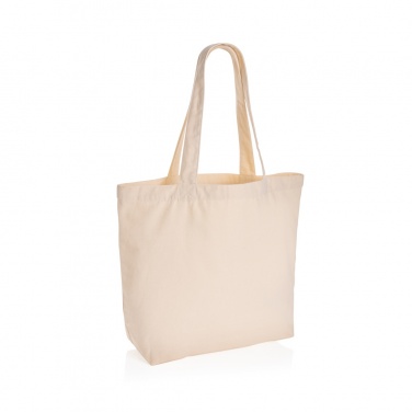 Logotrade promotional gift picture of: Impact Aware™ 240 gsm rcanvas shopper w/pocket undyed