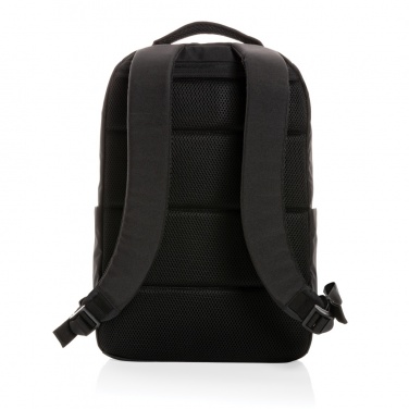 Logo trade business gift photo of: Swiss Peak Brooke AWARE™ RPET daily 15.6" laptop backpack
